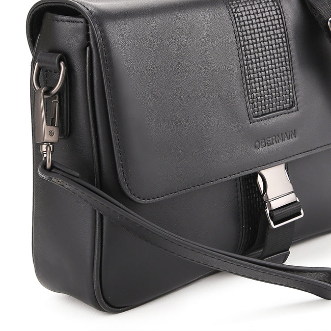 Obermain Tas Pria Larry Clutch-L In Black