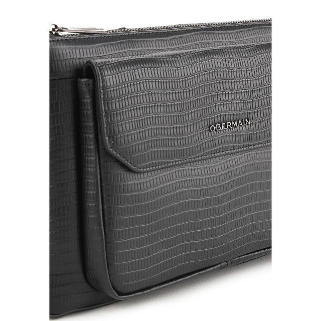 Obermain Tas Pria Jacob Clutch-L In Black