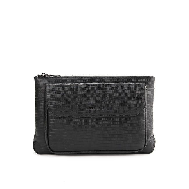 Obermain Tas Pria Jacob Clutch-L In Black
