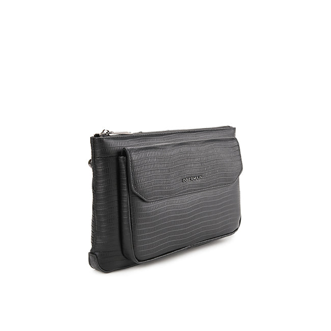 Obermain Tas Pria Jacob Clutch-L In Black