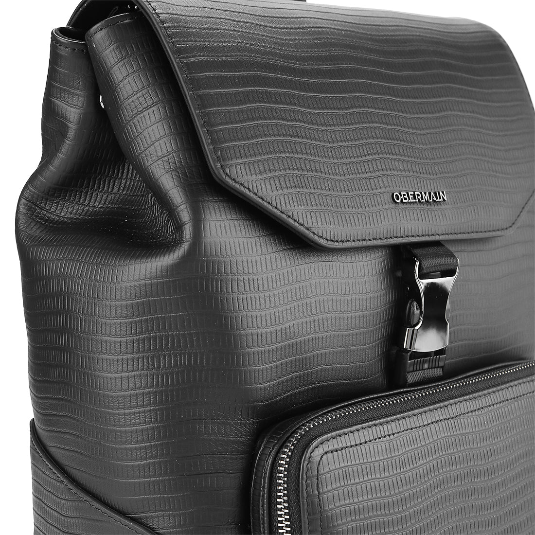 Obermain Tas Pria Jacob Backpack-L In Black