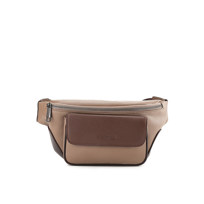 Obermain Tas Pria Justin Waist Bag-L In Beige
