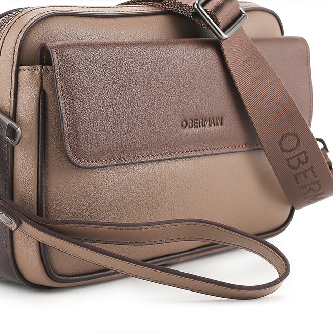 Obermain Tas Pria Justin Clutch-L In Beige
