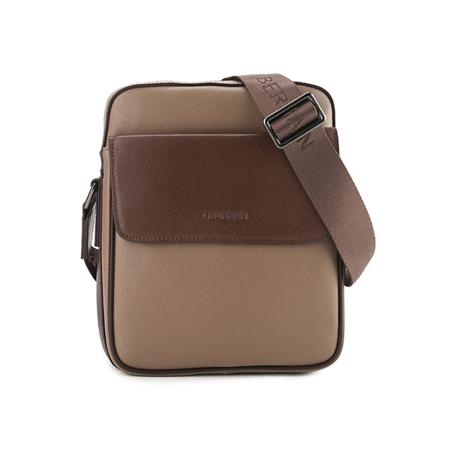 Obermain Tas Pria Justin Sling Bag-L In Beige