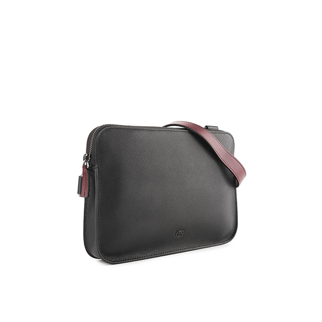 Obermain Tas Pria Jiro Crossbody Bag-L In Black