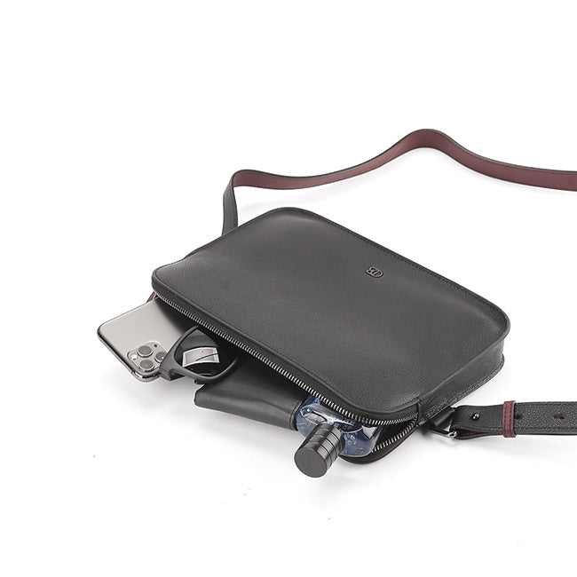 Obermain Tas Pria Jiro Crossbody Bag-L In Black