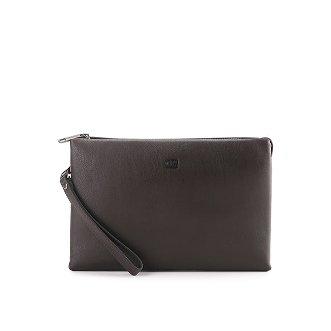Obermain Tas Pria Jet Clutch-L In Brown