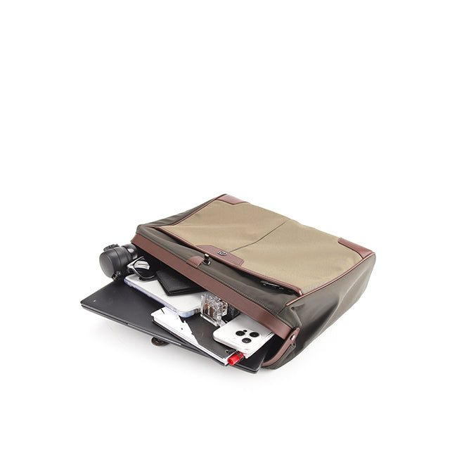 Obermain Tas Pria Kenton Document Bag In Olive