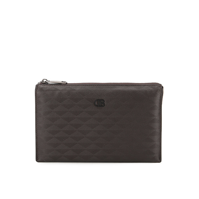 Obermain Tas Pria Kim Clutch-L In Brown