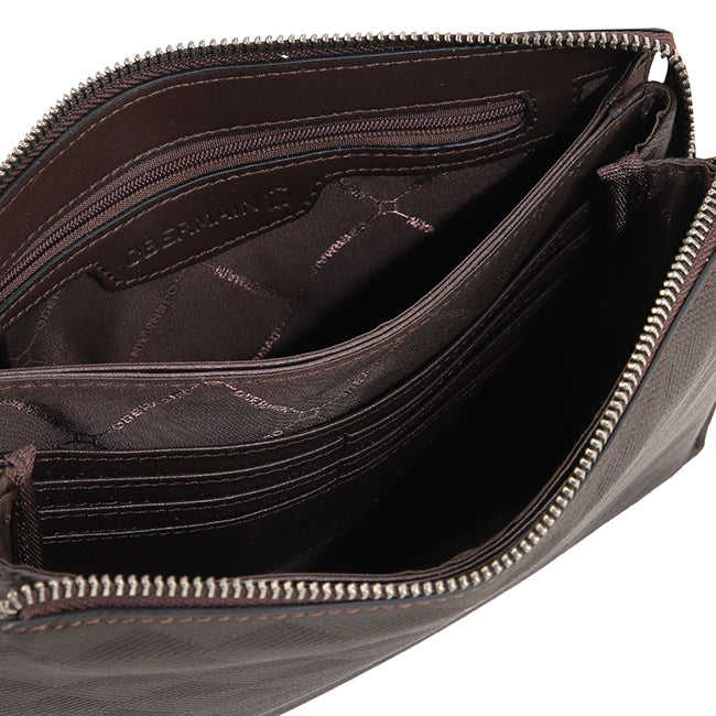 Obermain Tas Pria Kim Clutch-L In Brown