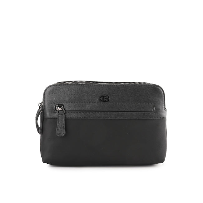 Obermain Tas Pria Lake Clutch In Black