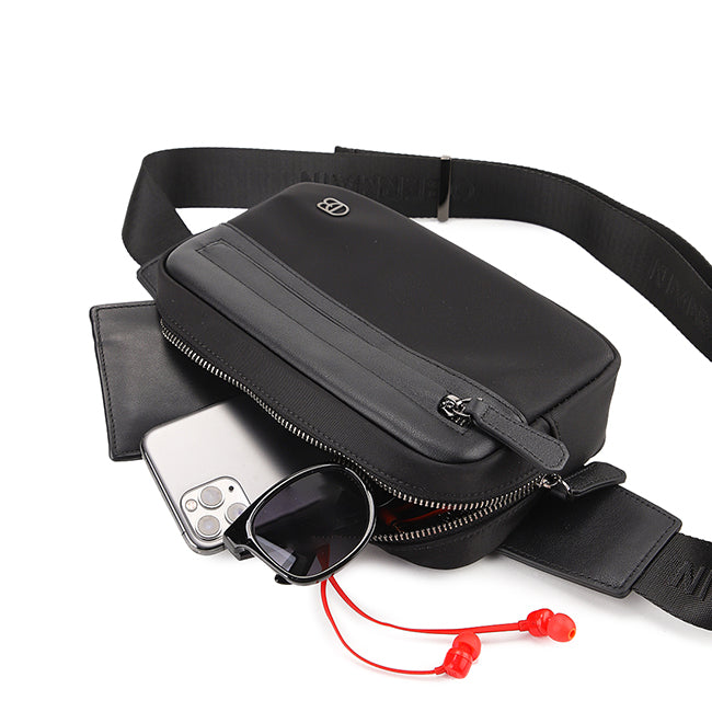 Obermain Tas Pria Lake Waist Bag In Black