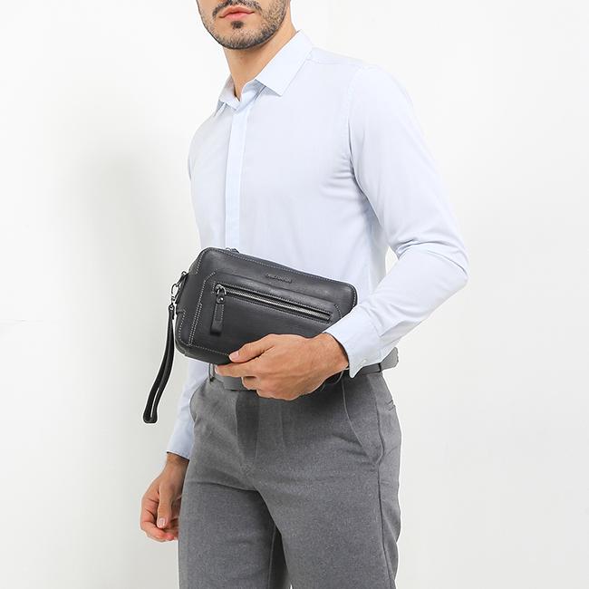 Obermain Tas Pria Rio Clutch-L In Black