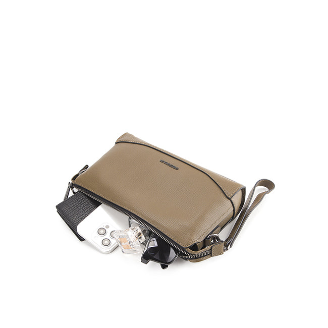 Obermain Tas Pria River Clutch-L In Khaki