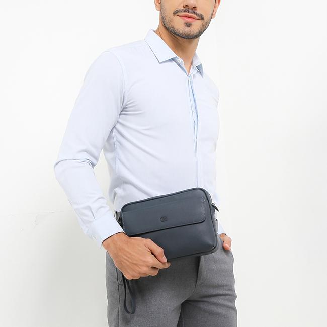 Obermain Tas Pria Rico Clutch-L In Navy