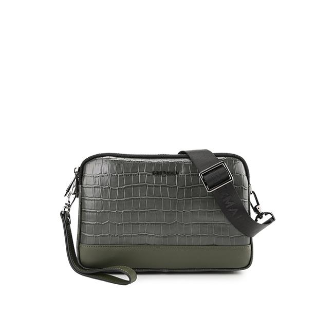 Obermain Tas Pria Romeo Clutch-L In Green