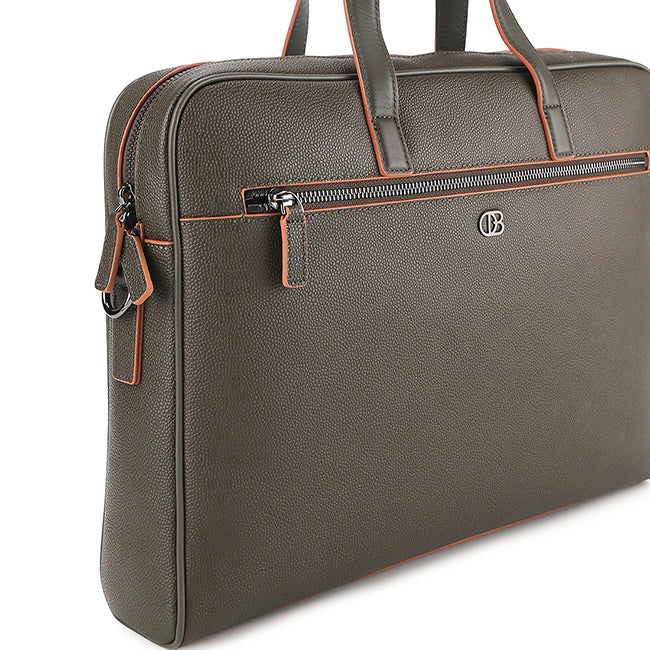 Ronan Document Bag-L In Olive