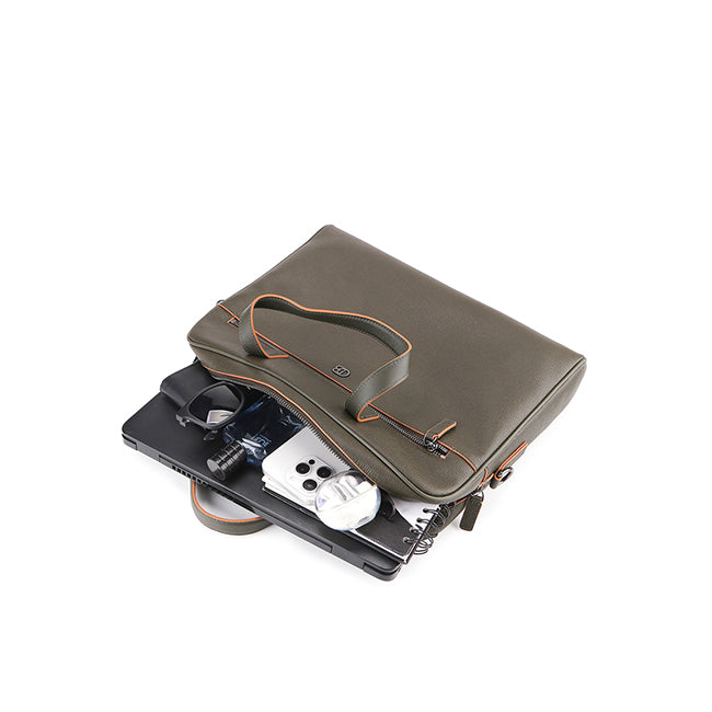 Ronan Document Bag-L In Olive