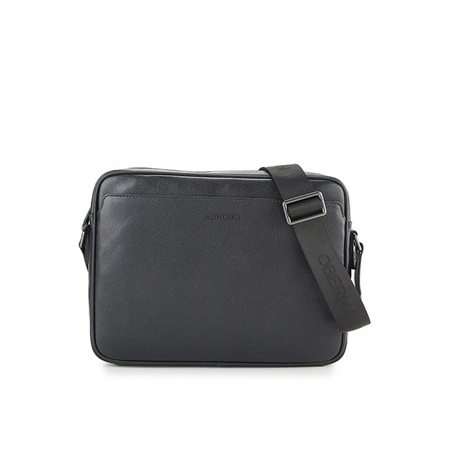 Stone Messenger Bag-L In Navy