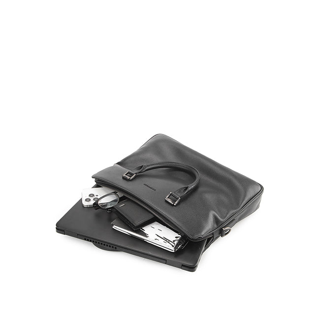Stone Document Bag-L In Navy