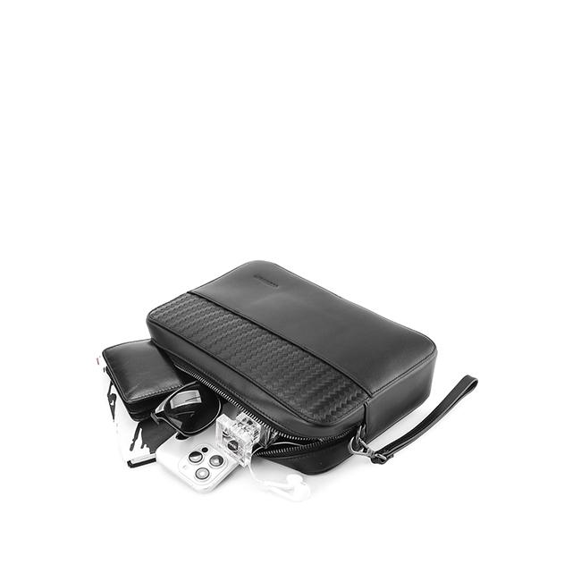 Obermain Tas Pria Amos Clutch - L In Black