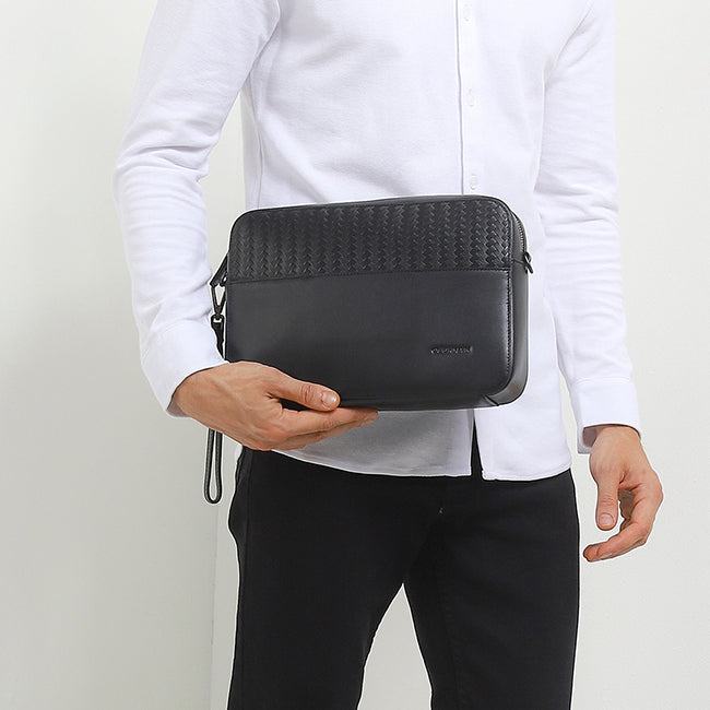 Obermain Tas Pria Amos Clutch - L In Black