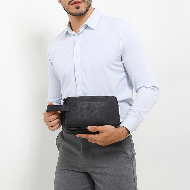 Obermain Tas Pria Tatum Clutch - L In Black