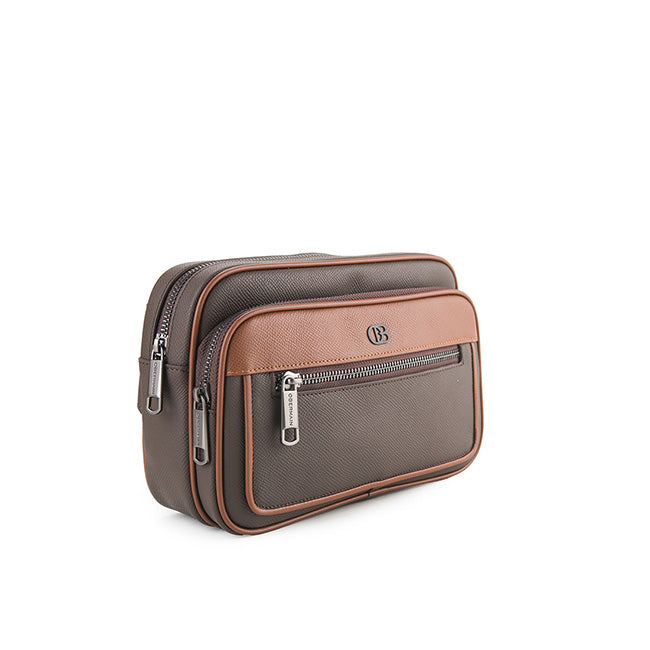 Obermain Men Darius Waist Bag-L In Brown