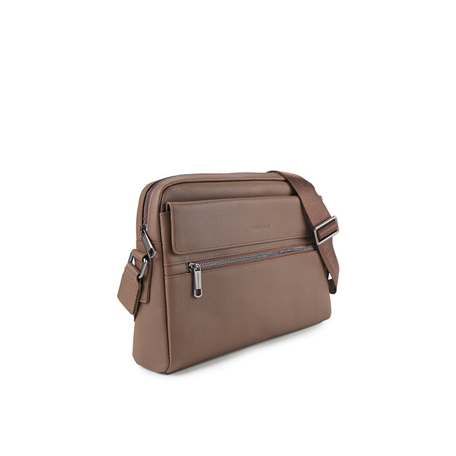 Obermain Men Dutch Messenger Bag-L In Brown