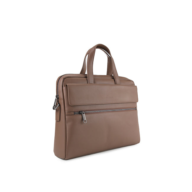 Obermain Men Dutch Document Bag-L In Brown