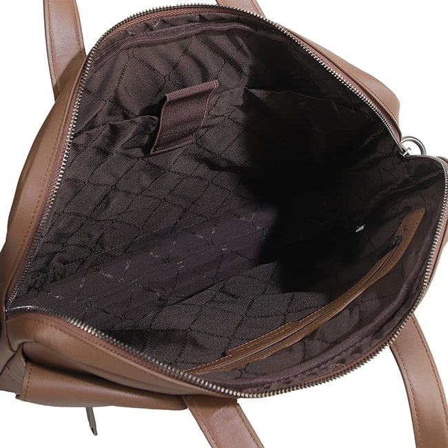 Obermain Men Dutch Document Bag-L In Brown
