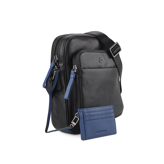 Obermain Men Dennis Sling Bag-L In Black