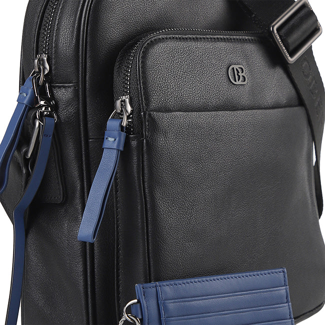 Obermain Men Dennis Sling Bag-L In Black