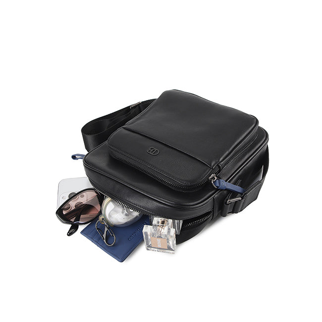 Obermain Men Dennis Sling Bag-L In Black