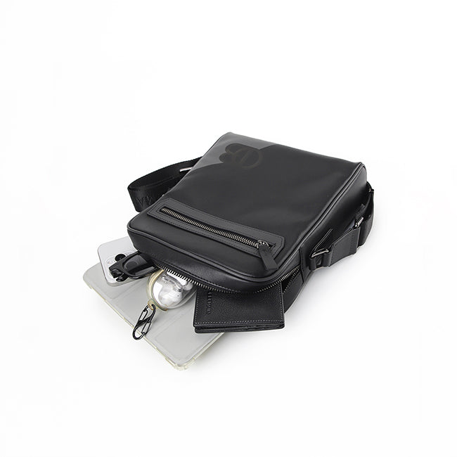 Obermain Men Fortune Sling Bag-L In Black