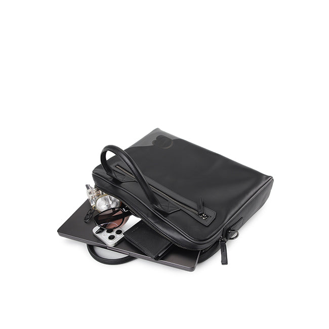 Obermain Men Fortune Document Bag-L In Black