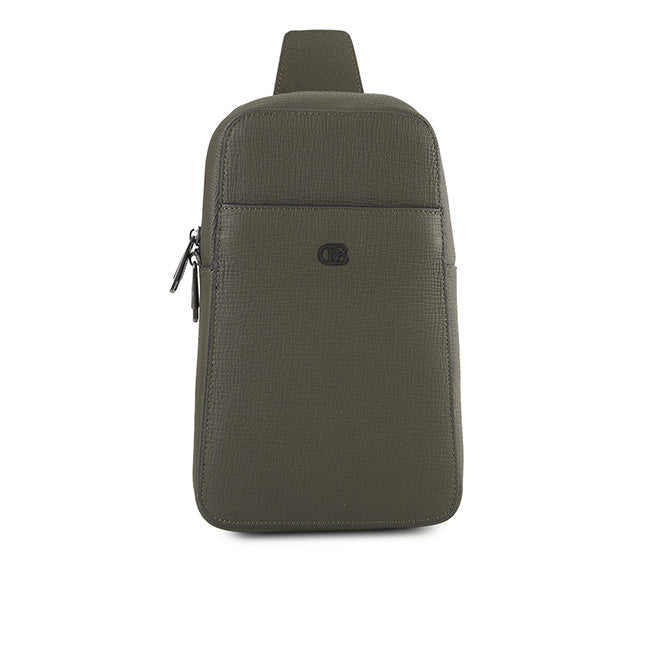 Obermain Men Eathan Chest Bag-L In Taupe