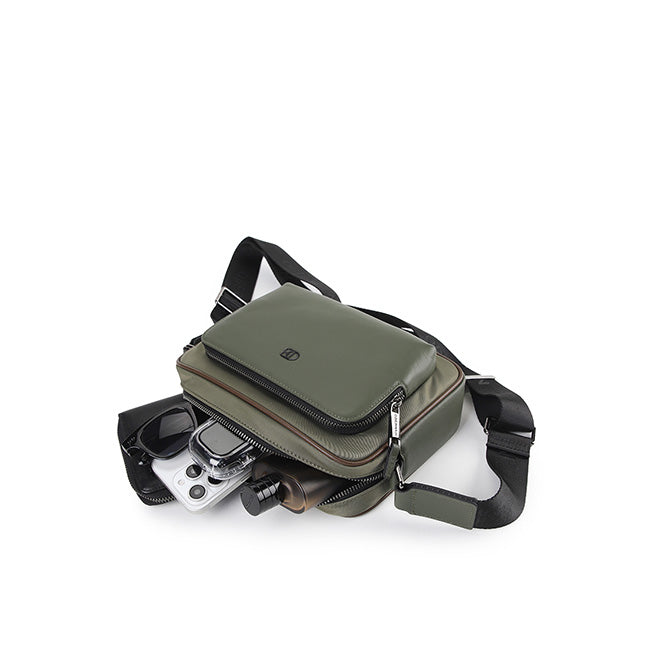 Obermain Men Edric Messenger Bag In Olive