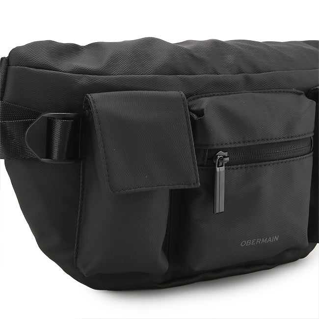 Obermain Tas Pria Joel 1 Waist Bag In Black