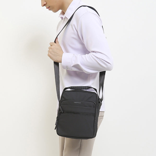 Obermain Men Kaleb 1 Sling Bag In Black