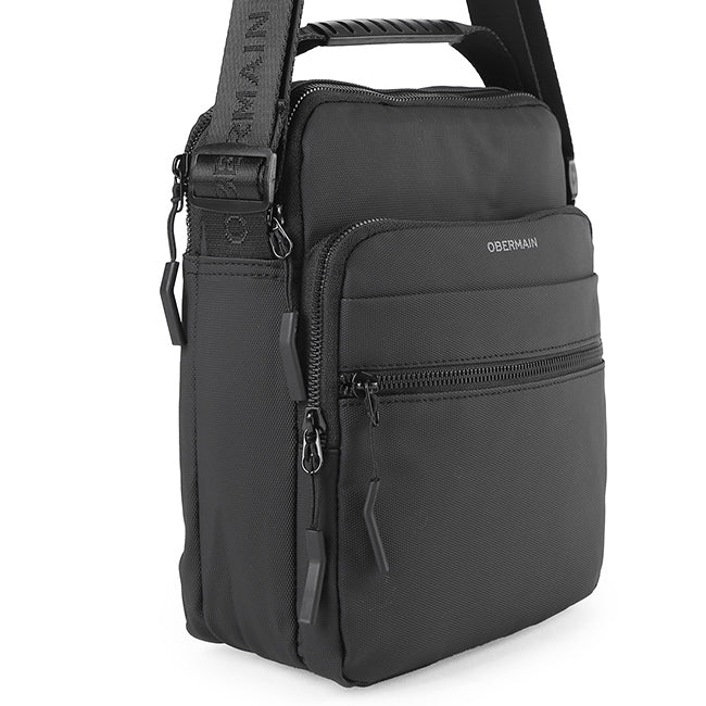 Obermain Men Kaleb 1 Sling Bag In Black