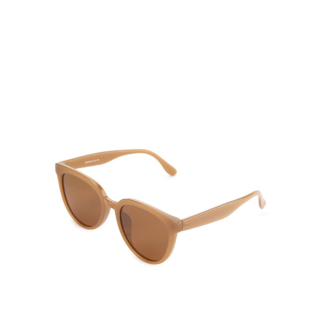 Obermain Aksesoris Wanita sunglasses Rose Round In Beige