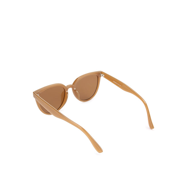 Obermain Aksesoris Wanita sunglasses Rose Round In Beige