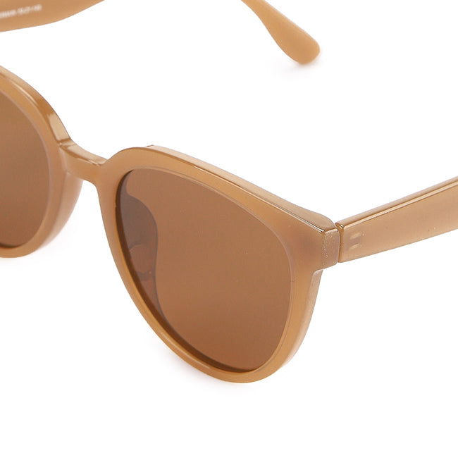 Obermain Aksesoris Wanita sunglasses Rose Round In Beige