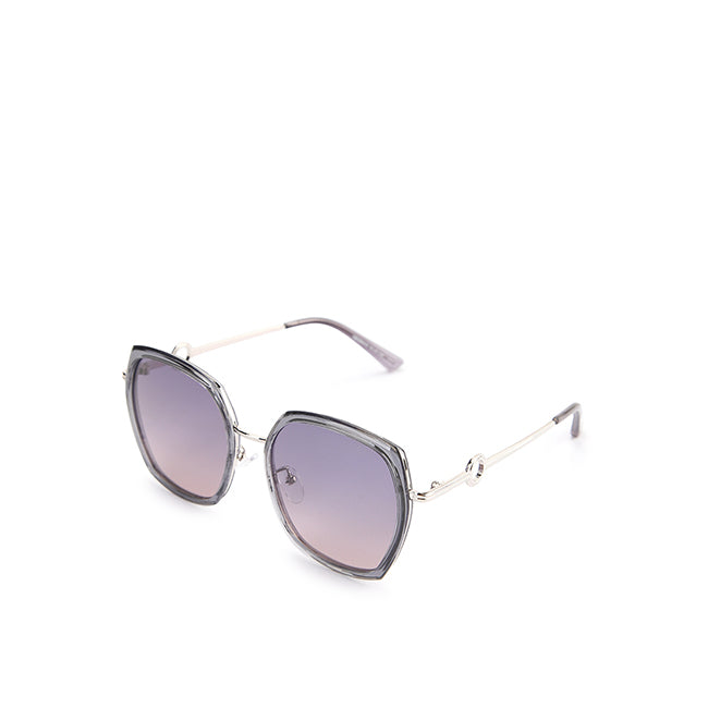 Obermain Aksesoris Wanita sunglasses Ruselle Square In Green Ombre