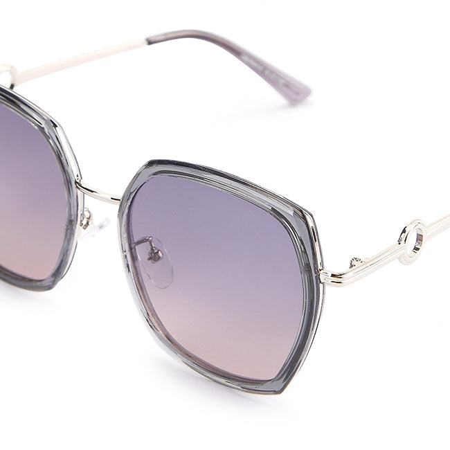 Obermain Aksesoris Wanita sunglasses Ruselle Square In Green Ombre