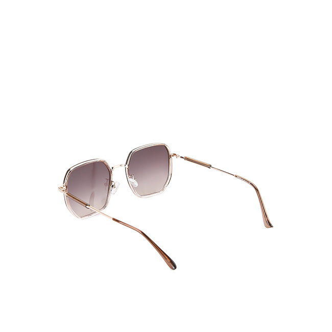 Obermain Wanita Sunglasses Grace Hexagonal In Grey