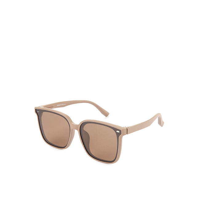 Obermain Women Sunglasses Flora Square In Taupe