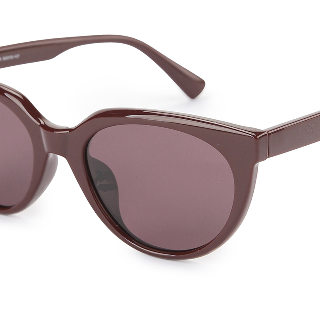 Obermain Women Sunglasses Fancy Round In Maroon