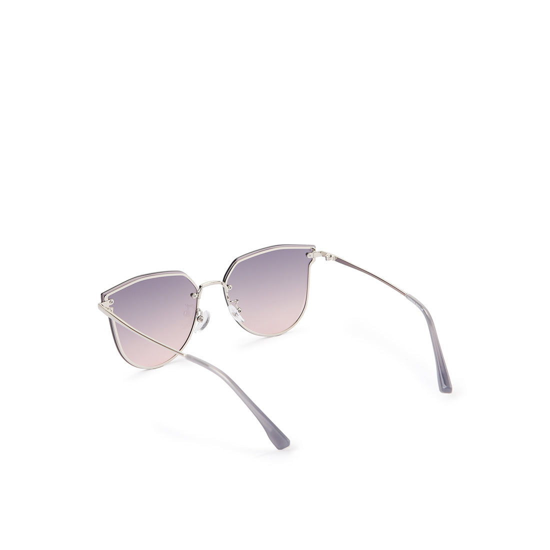 Obermain Women Sunglasses Gina Hexagonal In Silver